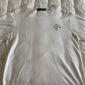 Louis Vuitton Cream Knit Top